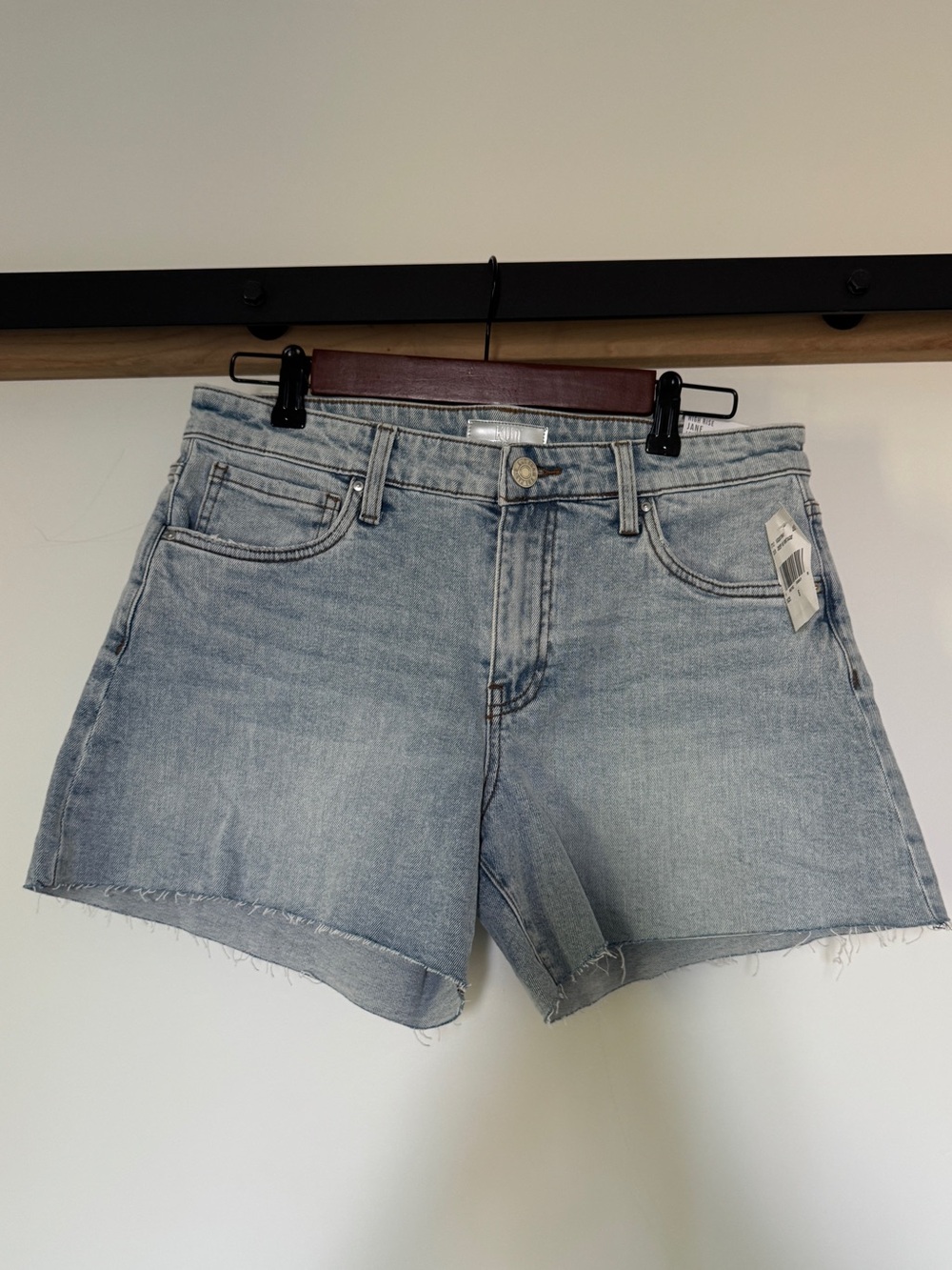 Kut from the Kloth Light Wash Denim Cutoff Shorts